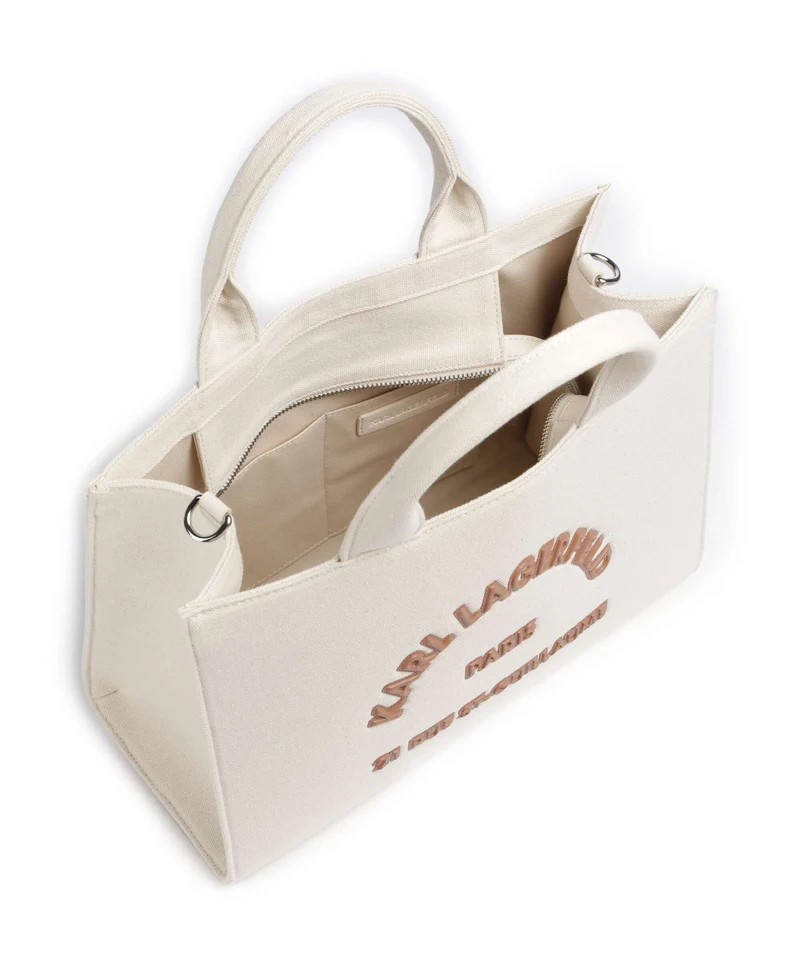 Karl Lagerfeld K/Rue St Guillaume Medium Handtasche natural