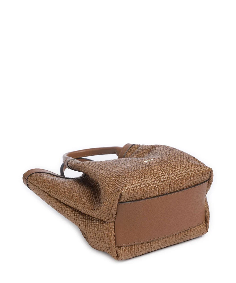 Abro Raffia Intreccio Essential Small Handtasche caramel/cognac