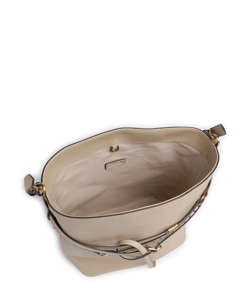 Pinko Belt Classic Bucket Handtasche beige/grigio fumo/antique gold