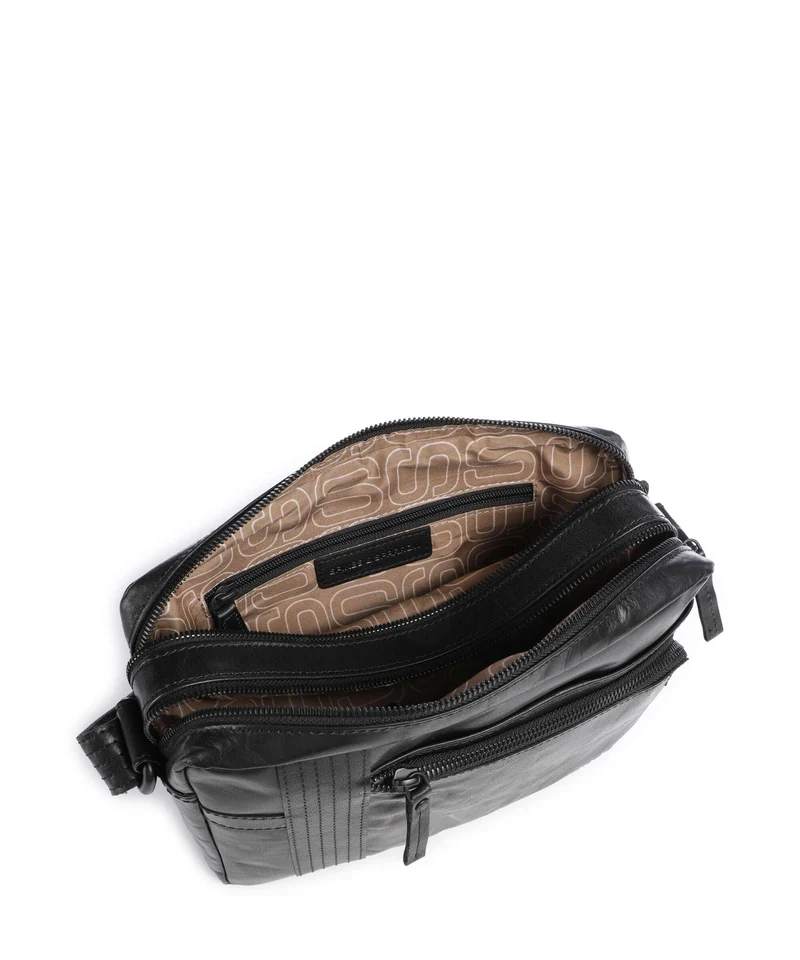 Spikes & Sparrow Bronco Ayden Umhängetasche black