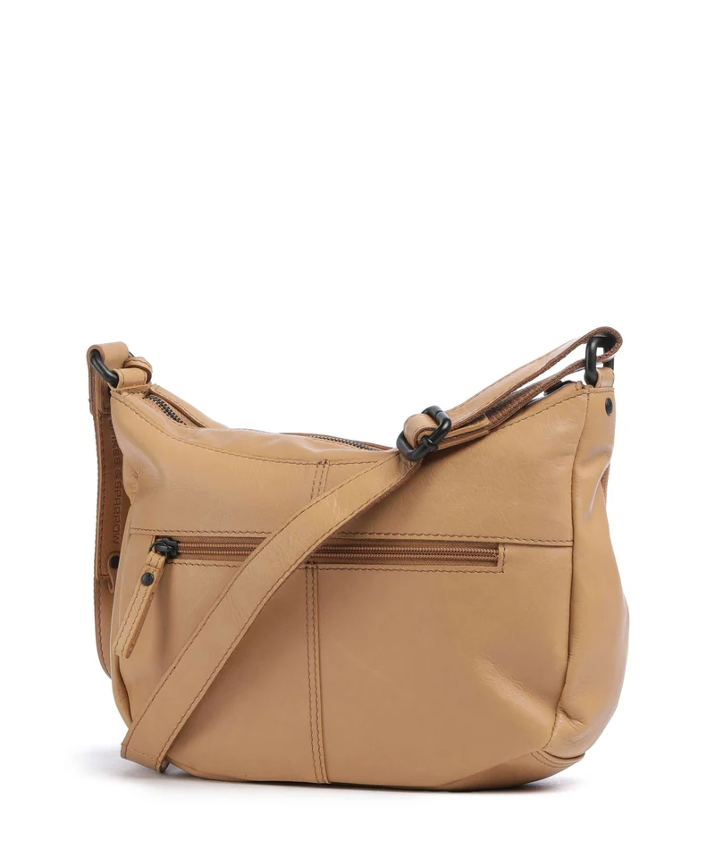 Spikes & Sparrow Suede Mix Lorain Umhängetasche camel