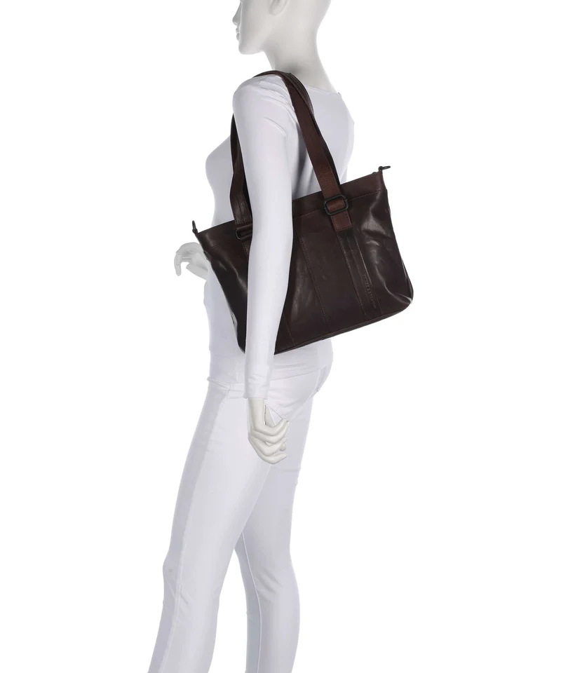 Spikes & Sparrow Bronco Alexis Shopper dark brown
