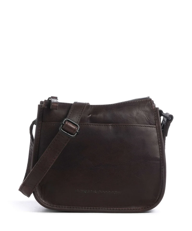 Spikes & Sparrow Bronco Joy Umhängetasche dark brown