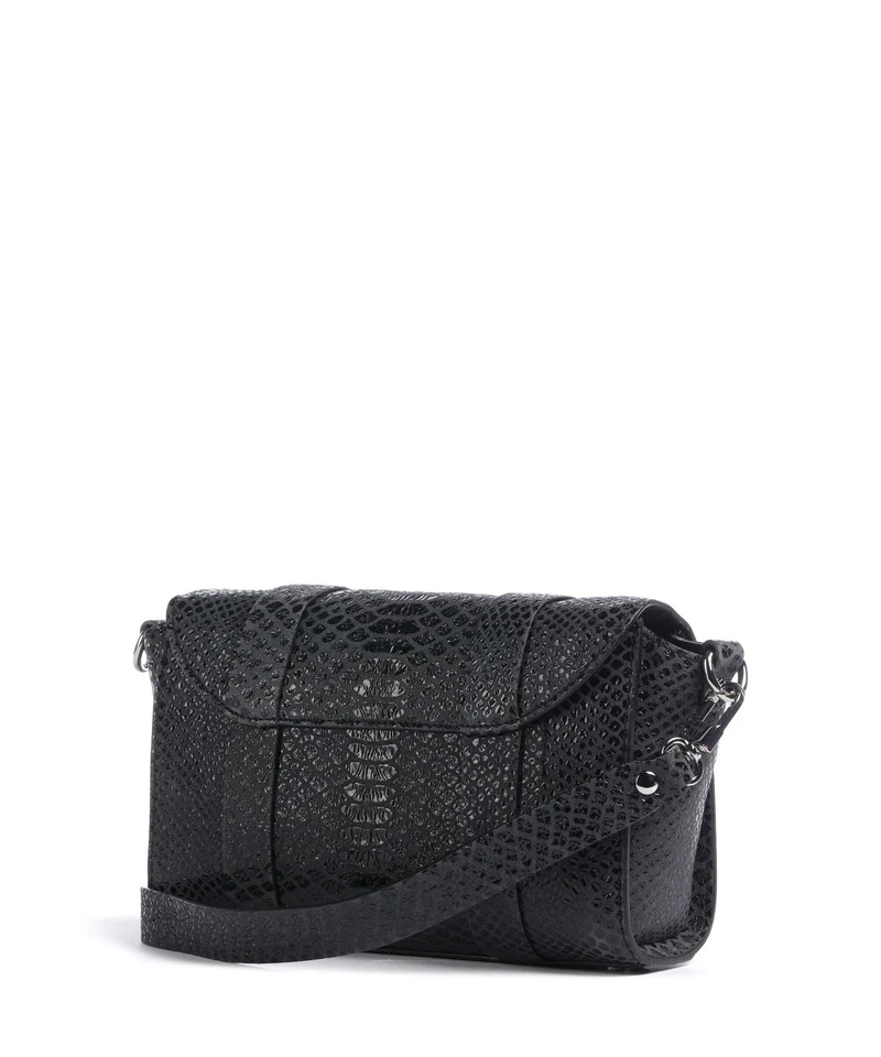 Vivienne Westwood Kimmy Snake Effect Umhängetasche dark grey