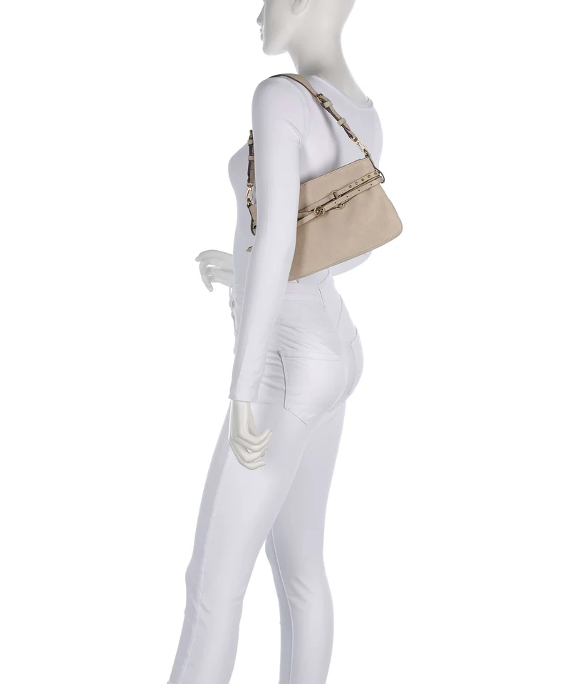 Pinko Belt Mini Schultertasche beige/grigio fumo/antique gold
