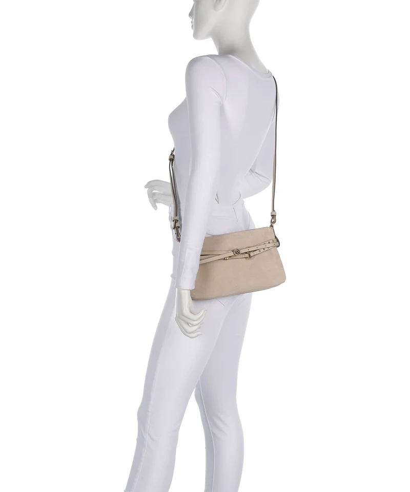 Pinko Belt Mini Schultertasche beige/grigio fumo/antique gold
