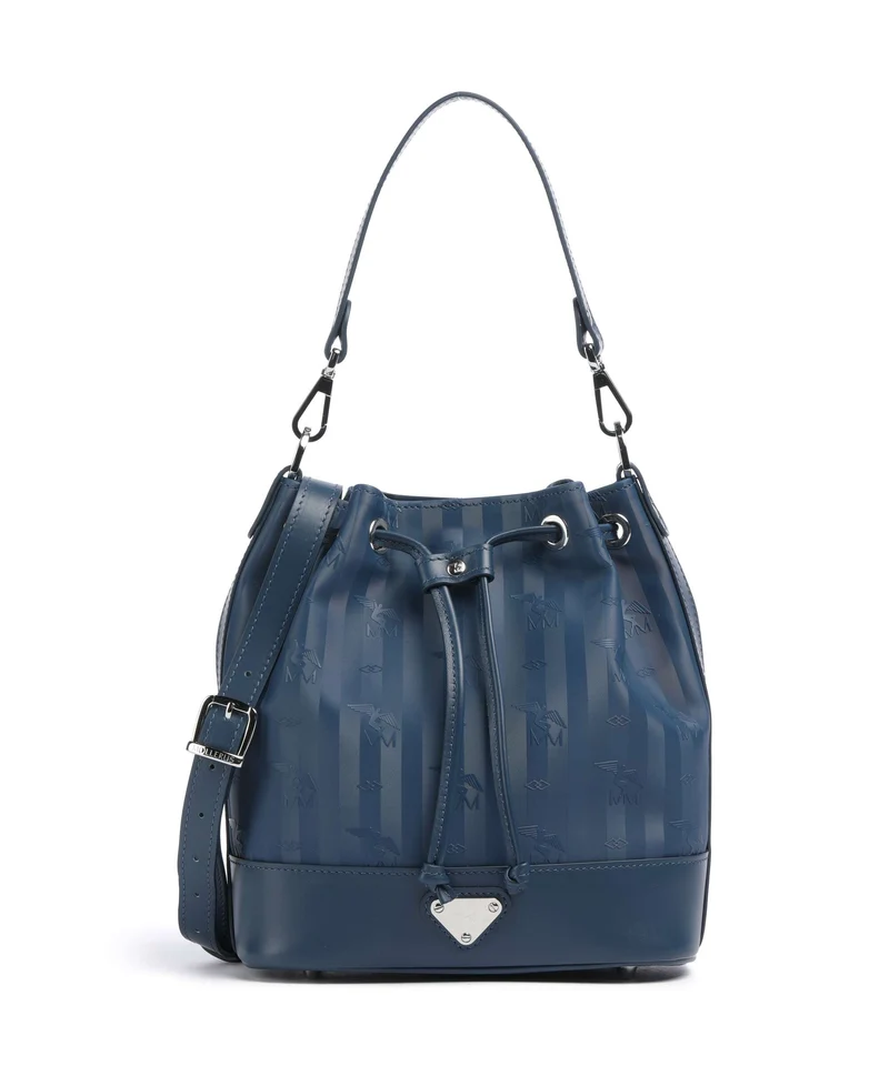 Maison Mollerus Vinerus Sion Bucket Handtasche deep blau