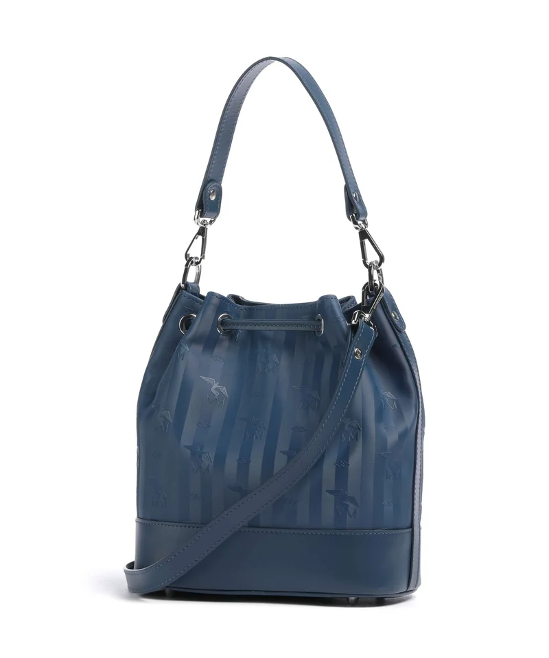 Maison Mollerus Vinerus Sion Bucket Handtasche deep blau
