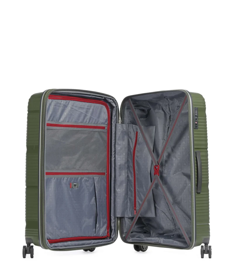 Roncato R-Lite 4-Rollen Trolley verde militare