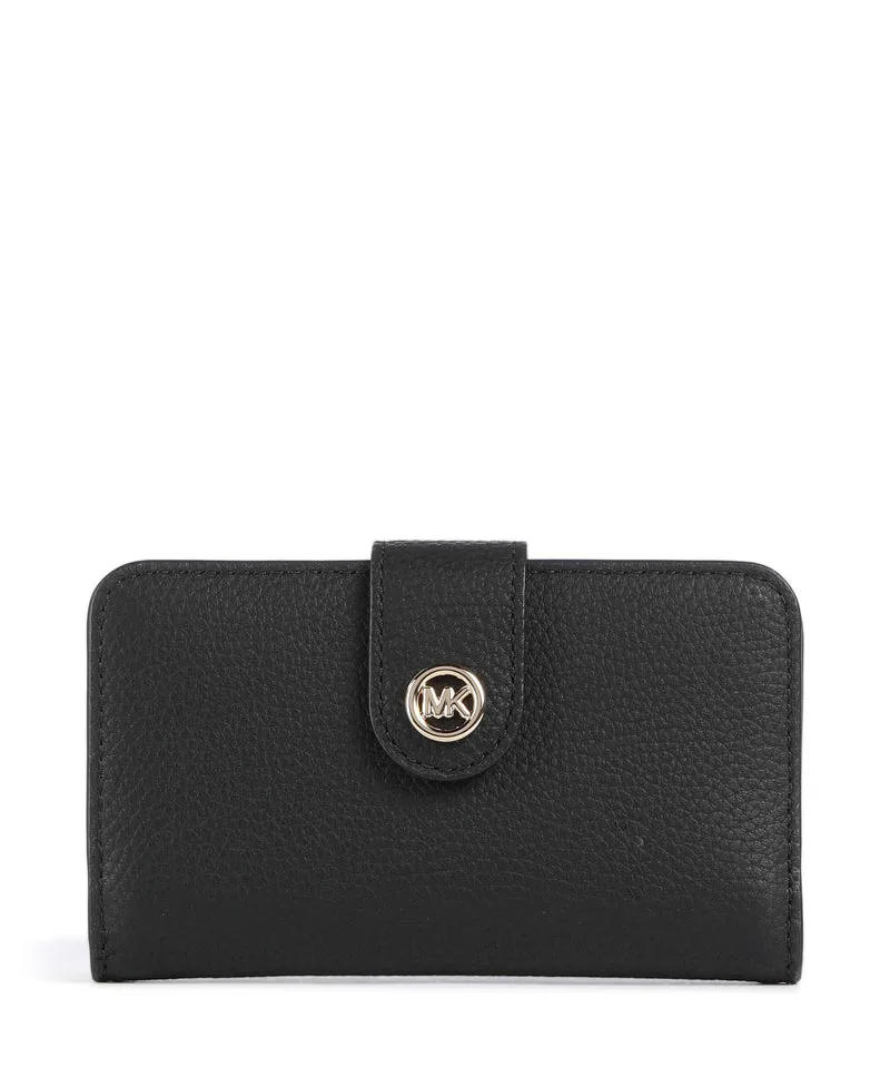Michael Kors MK Pop Charm Medium Geldbörse black