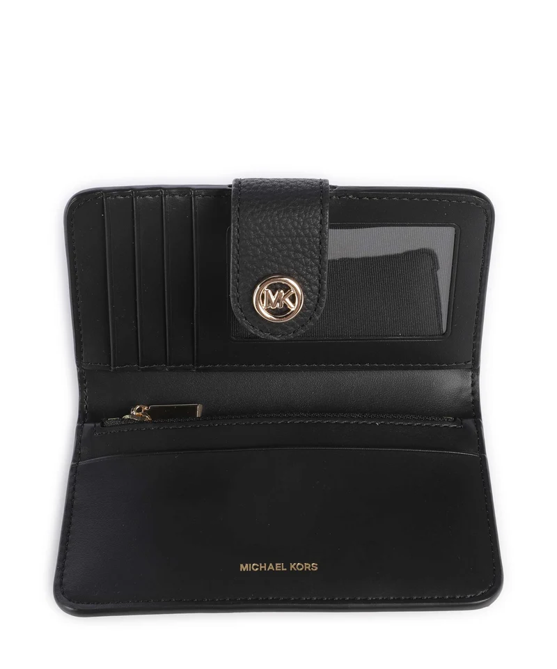 Michael Kors MK Pop Charm Medium Geldbörse black