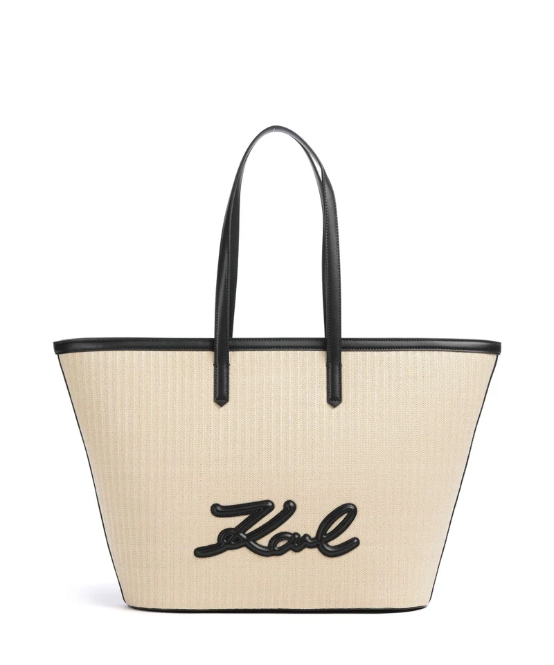 Karl Lagerfeld K/Signature Shopper natural/black