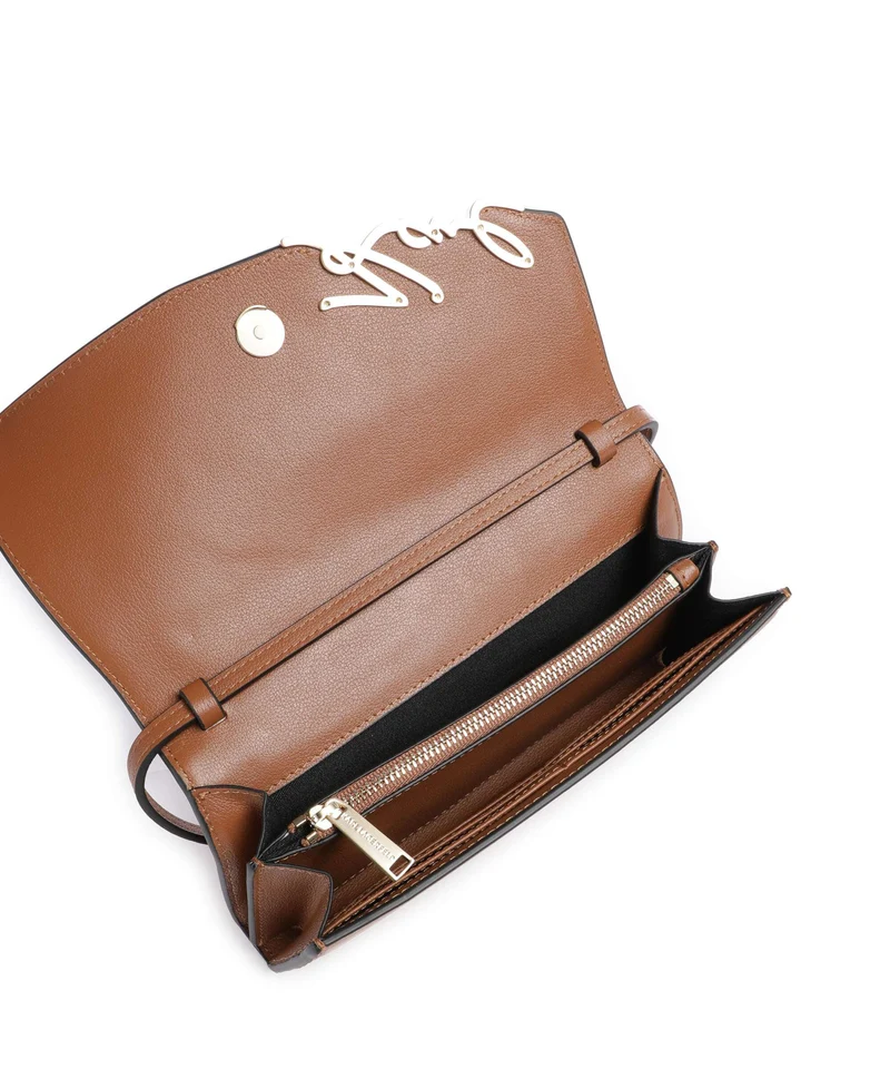 Karl Lagerfeld K/Signature Mini Umhängetasche natural canvas/tan