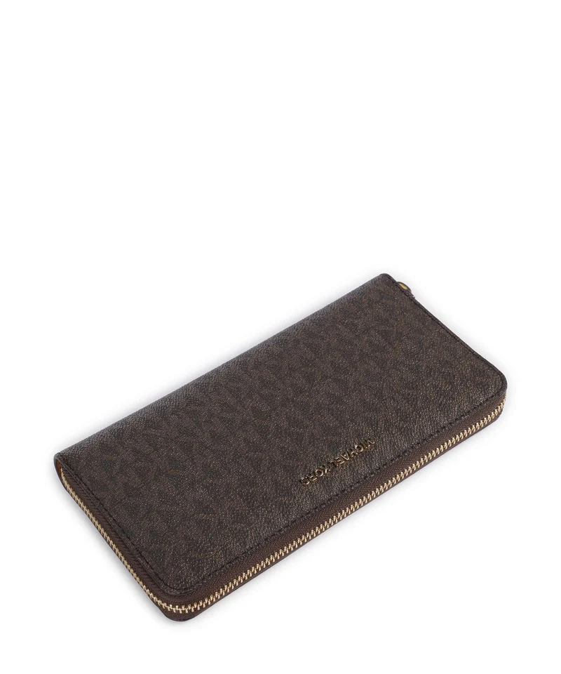 Michael Kors Jet Set Large Geldbörse brown/acorn