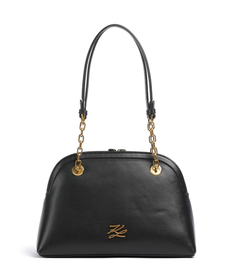 Karl Lagerfeld K/Autograph Bowling Medium Schultertasche black/gold