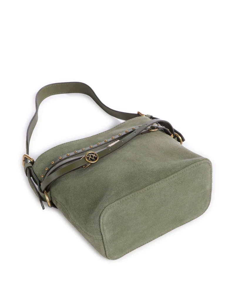 Pinko Belt Mini Bucket Handtasche oliva capulet/antique gold