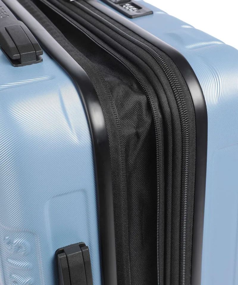Delsey Paris Longitude Slim 4-Rollen Trolley blue