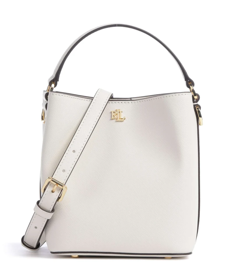Lauren Ralph Lauren Reese Small Bucket Handtasche soft white/pb
