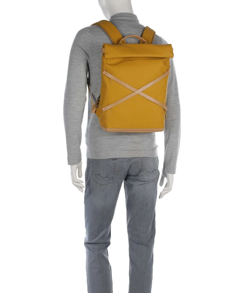 Aunts & Uncles Japan Yokohama Rolltop Rucksack amber