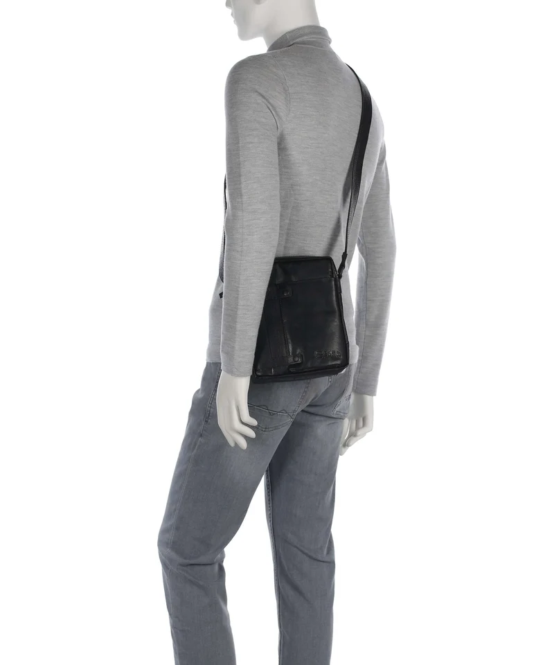 Spikes & Sparrow Bronco Benn Umhängetasche black