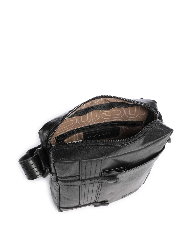 Spikes & Sparrow Bronco Benn Umhängetasche black