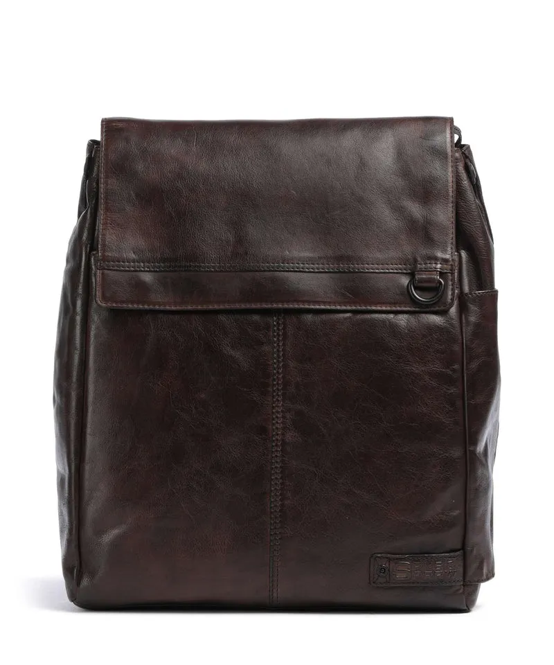 Spikes & Sparrow Apache Ted Laptop-Rucksack dark brown