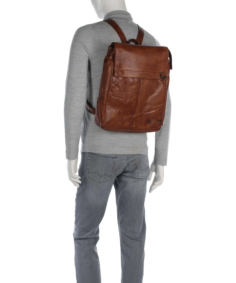Spikes & Sparrow Apache Ted Laptop-Rucksack brandy