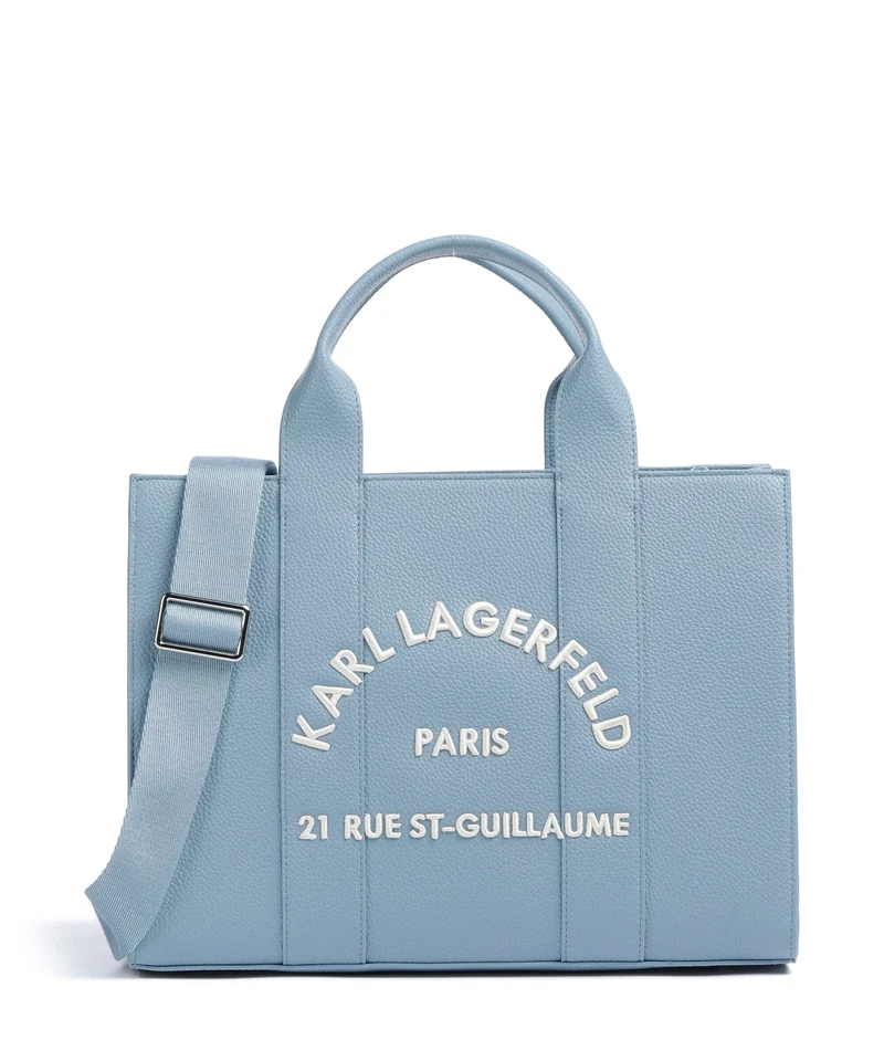 Karl Lagerfeld K/Rue St Guillaume Medium Handtasche blue bloom