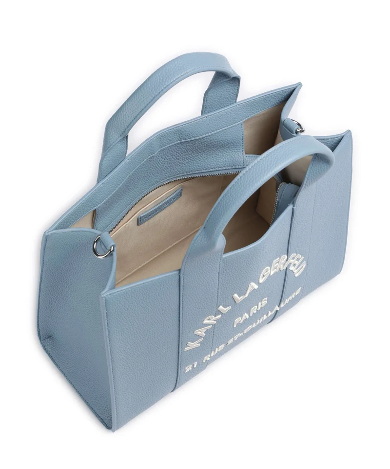 Karl Lagerfeld K/Rue St Guillaume Medium Handtasche blue bloom
