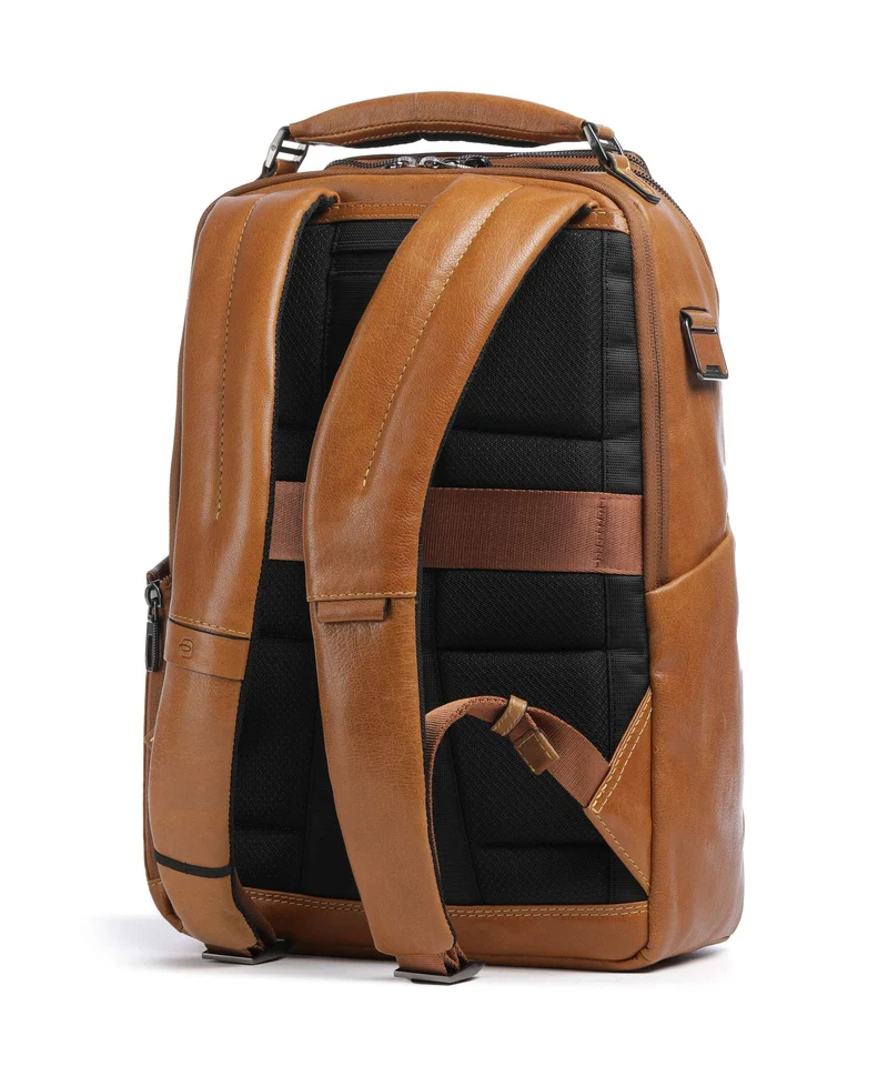 Piquadro Solm Laptop-Rucksack beige
