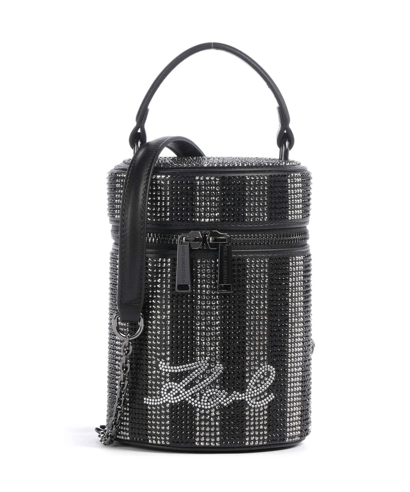 Karl Lagerfeld K/Soiree Bucket Handtasche black embellishment