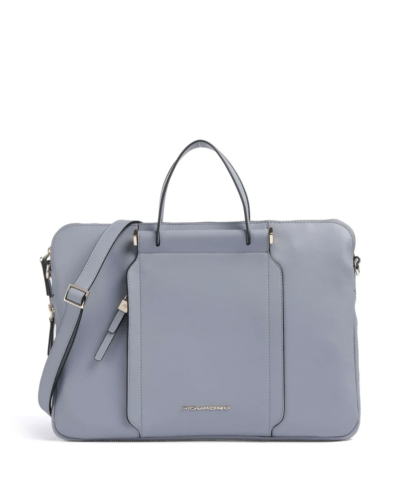 Piquadro Circle Aktentasche light blue