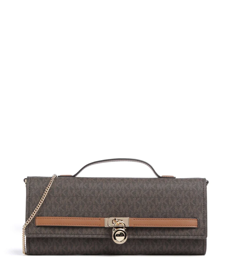Michael Kors Hamilton Moderne Medium Schultertasche brown/acorn
