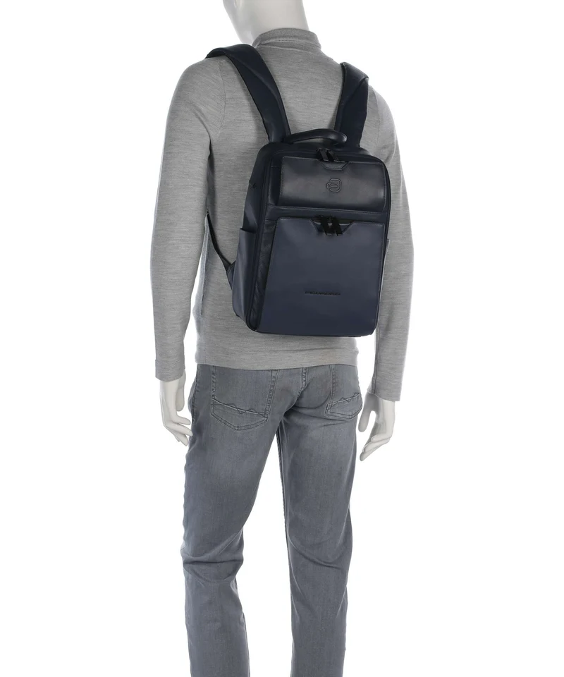 Piquadro Ael Laptop-Rucksack blue