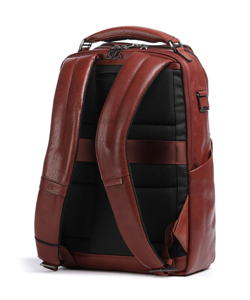 Piquadro Solm Laptop-Rucksack cuoio