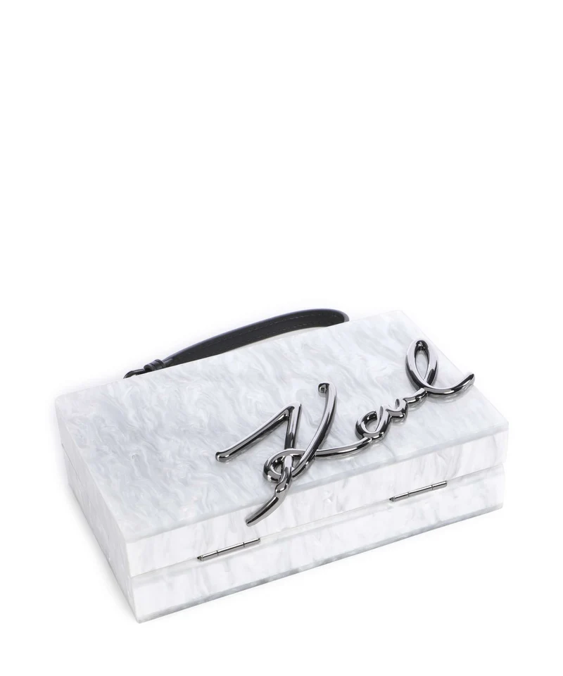 Karl Lagerfeld K/Soiree Umhängetasche off white