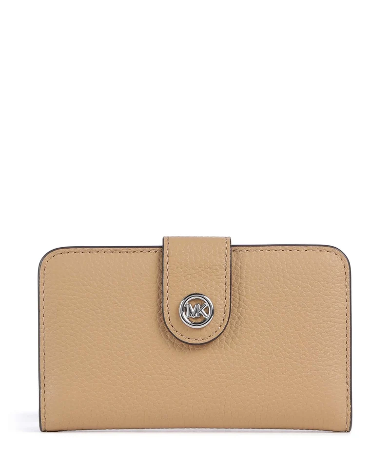 Michael Kors MK Pop Charm Medium Geldbörse peanut