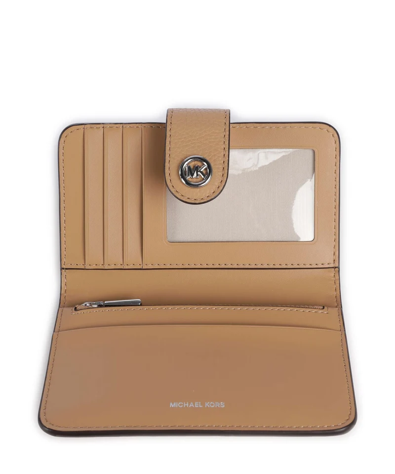 Michael Kors MK Pop Charm Medium Geldbörse peanut