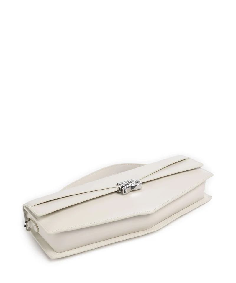 Karl Lagerfeld K/Studio Autograph Schultertasche off white