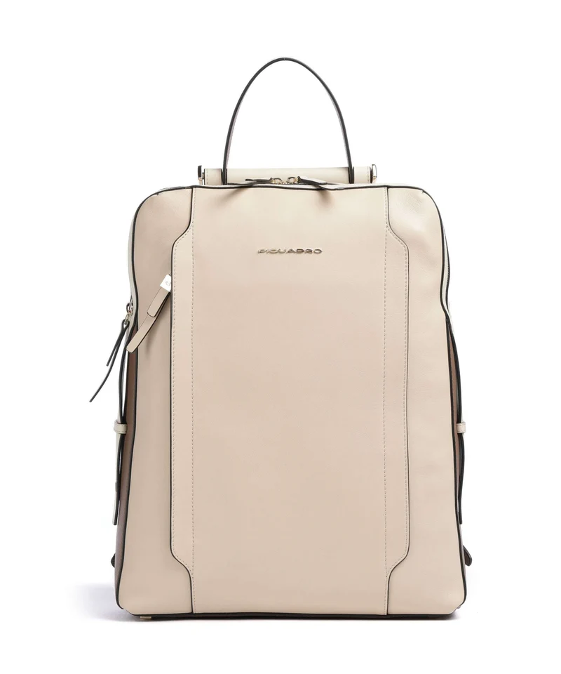 Piquadro Circle Rucksack beige/cuoio