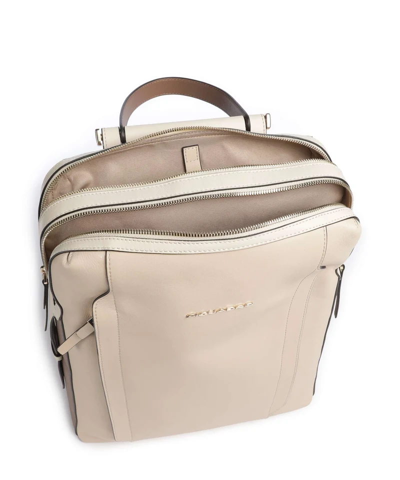 Piquadro Circle Rucksack beige/cuoio