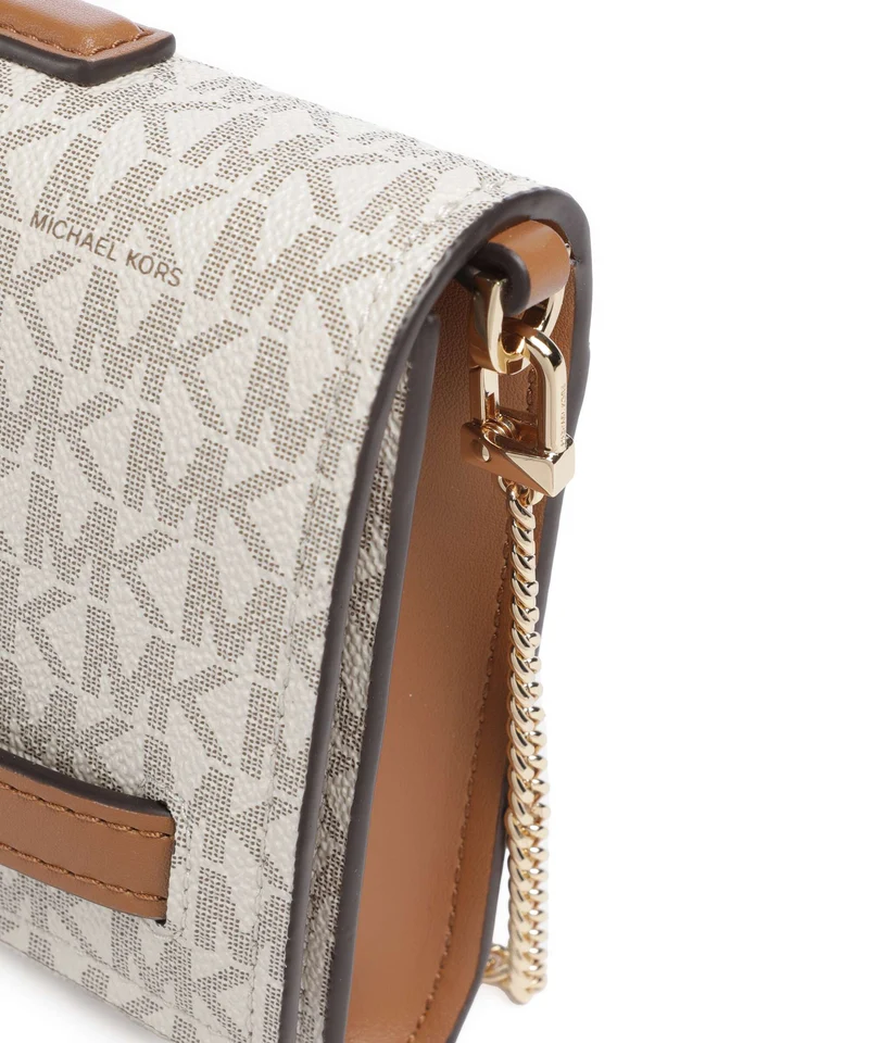 Michael Kors Hamilton Moderne Medium Schultertasche vanilla/acorn