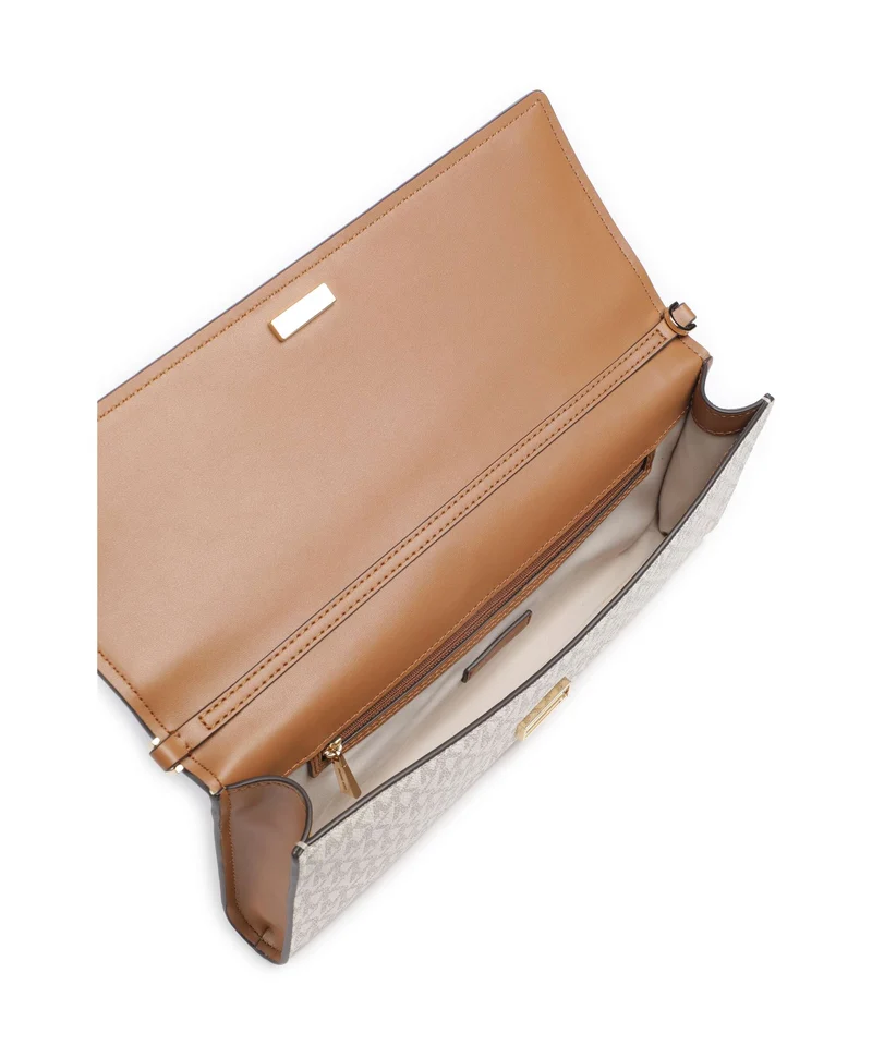 Michael Kors Hamilton Moderne Medium Schultertasche vanilla/acorn