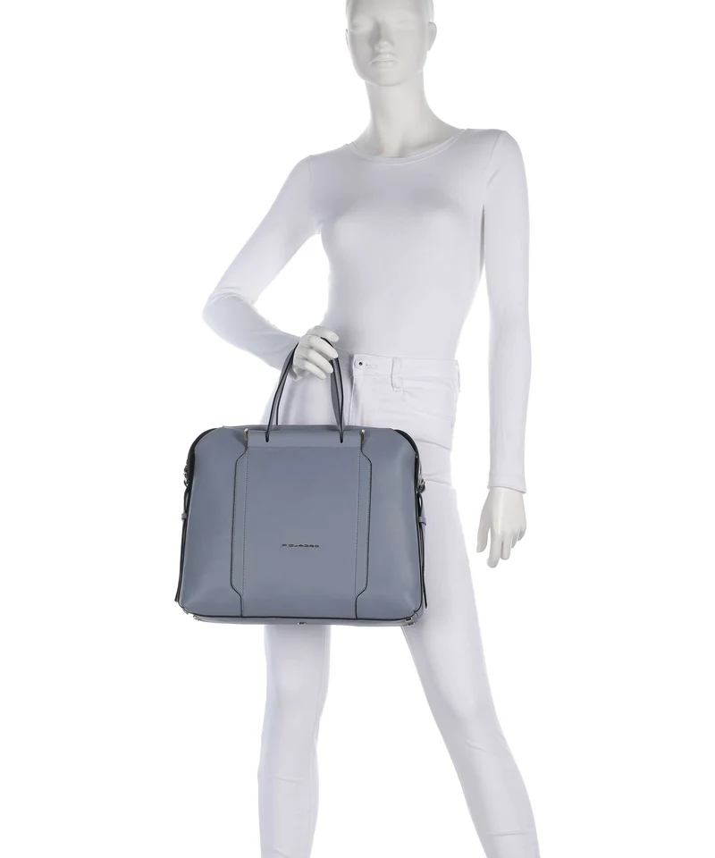Piquadro Circle Aktentasche light blue