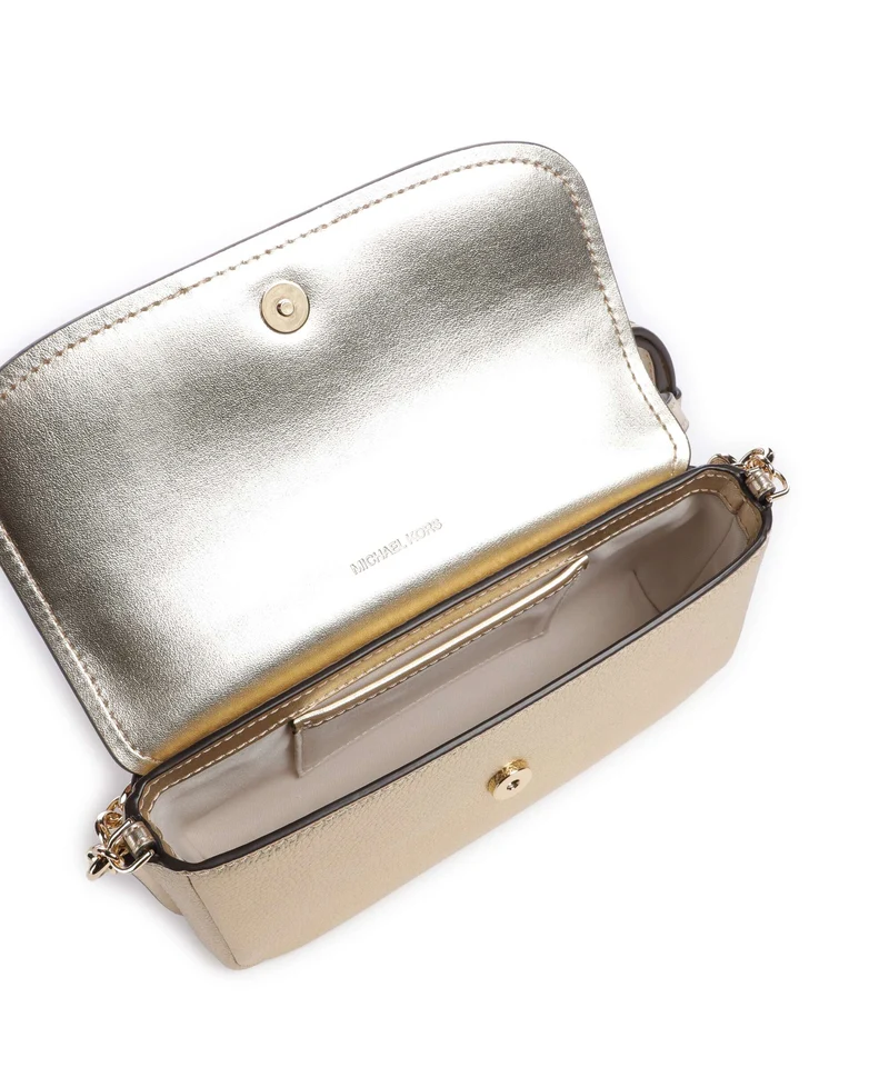 Michael Kors Nolita Small Umhängetasche pale gold