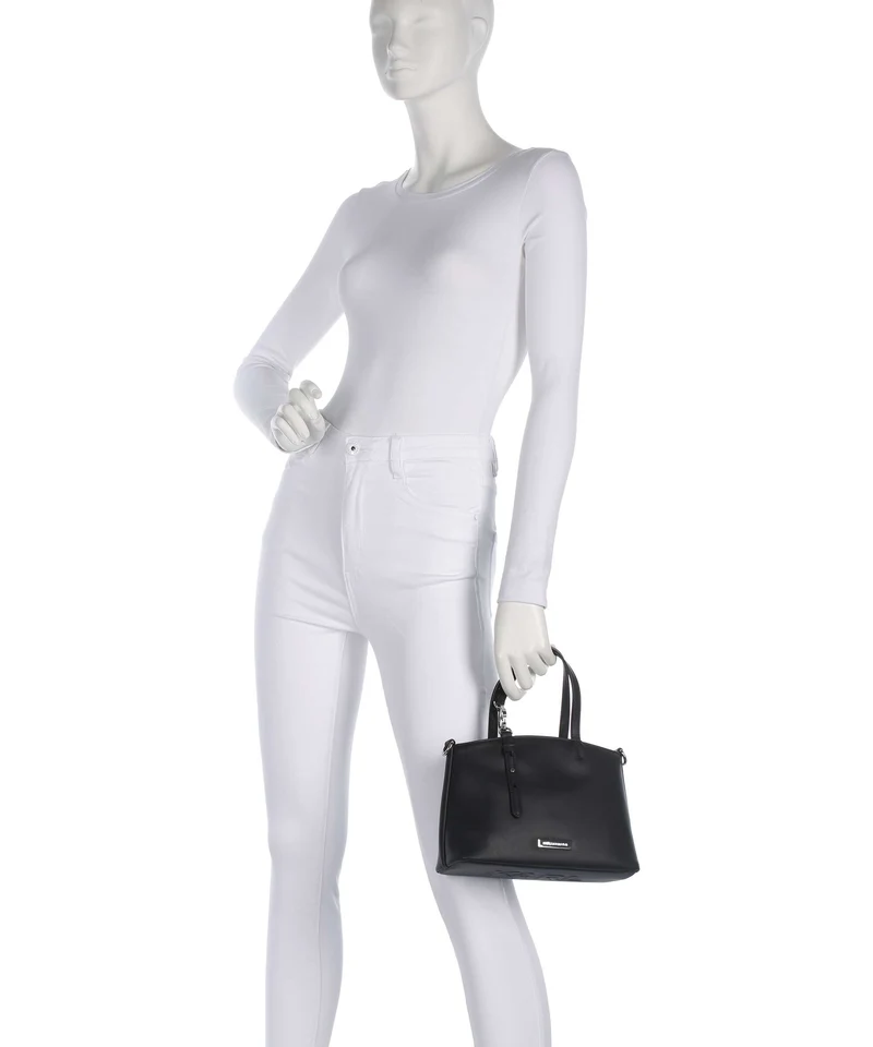 Karl Lagerfeld Ikon Smooth Handtasche black