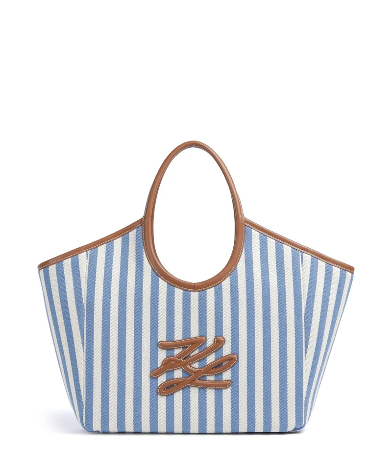 Karl Lagerfeld K/Autograph Shopper silver lake blue