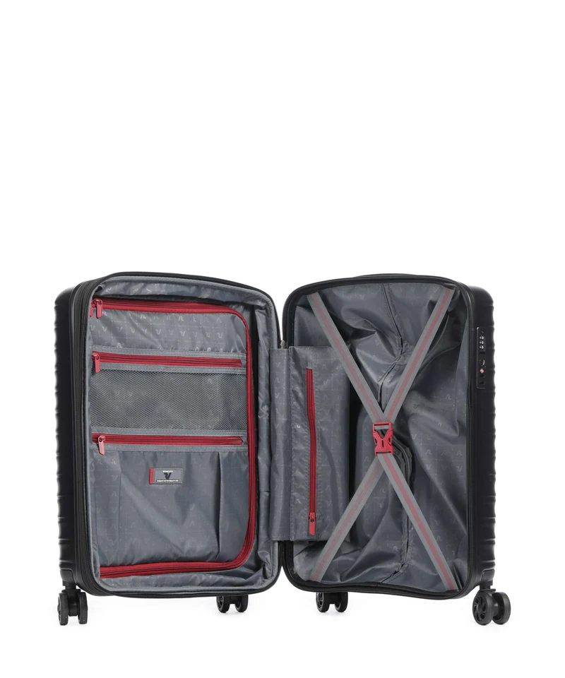 Roncato Wave DLX 4-Rollen Trolley nero