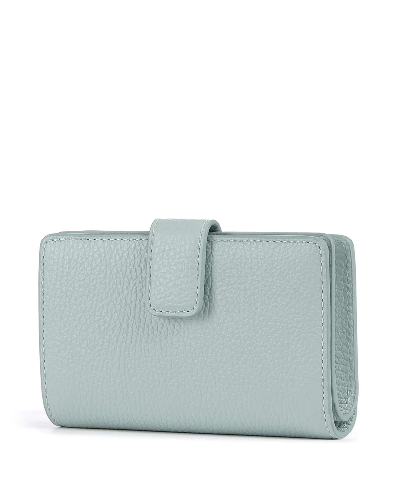 Coccinelle Metallic Soft Geldbörse aquamarine