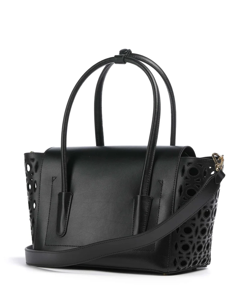 Coccinelle Beat Double Monogram Handtasche noir